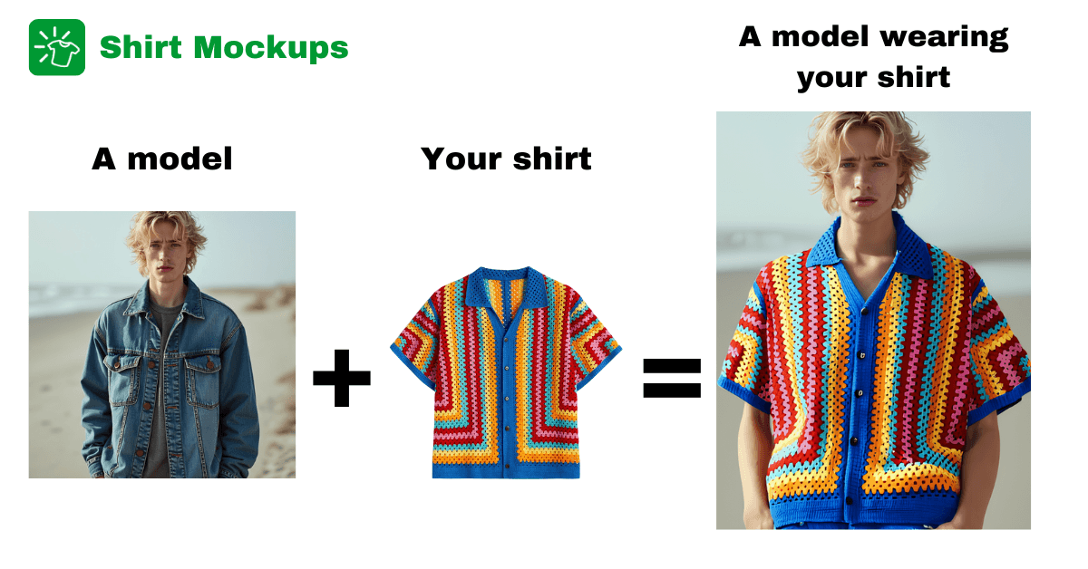 AI-powered shirt mockup creation